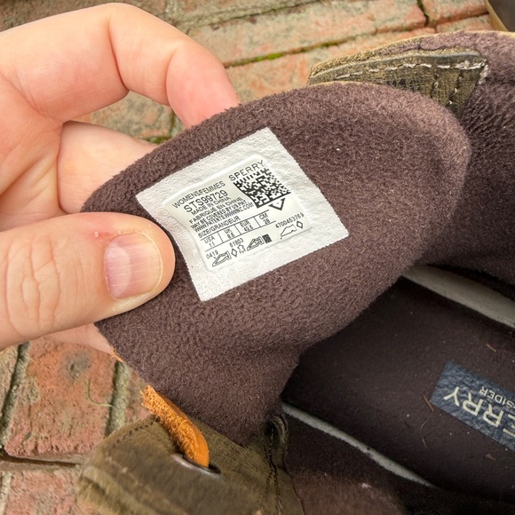 Sperry Duck Boot Green Leather Waterproof Boot Size 11M Women’s - Picture 6 of 8